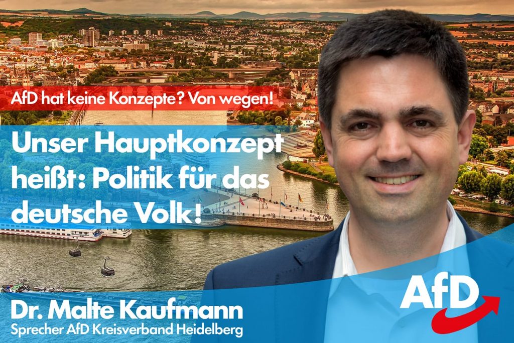 Politik für das deutsche Volk Dr. Malte Kaufmann AfD